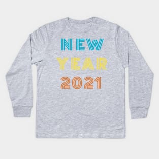 New Year 2021 Kids Long Sleeve T-Shirt